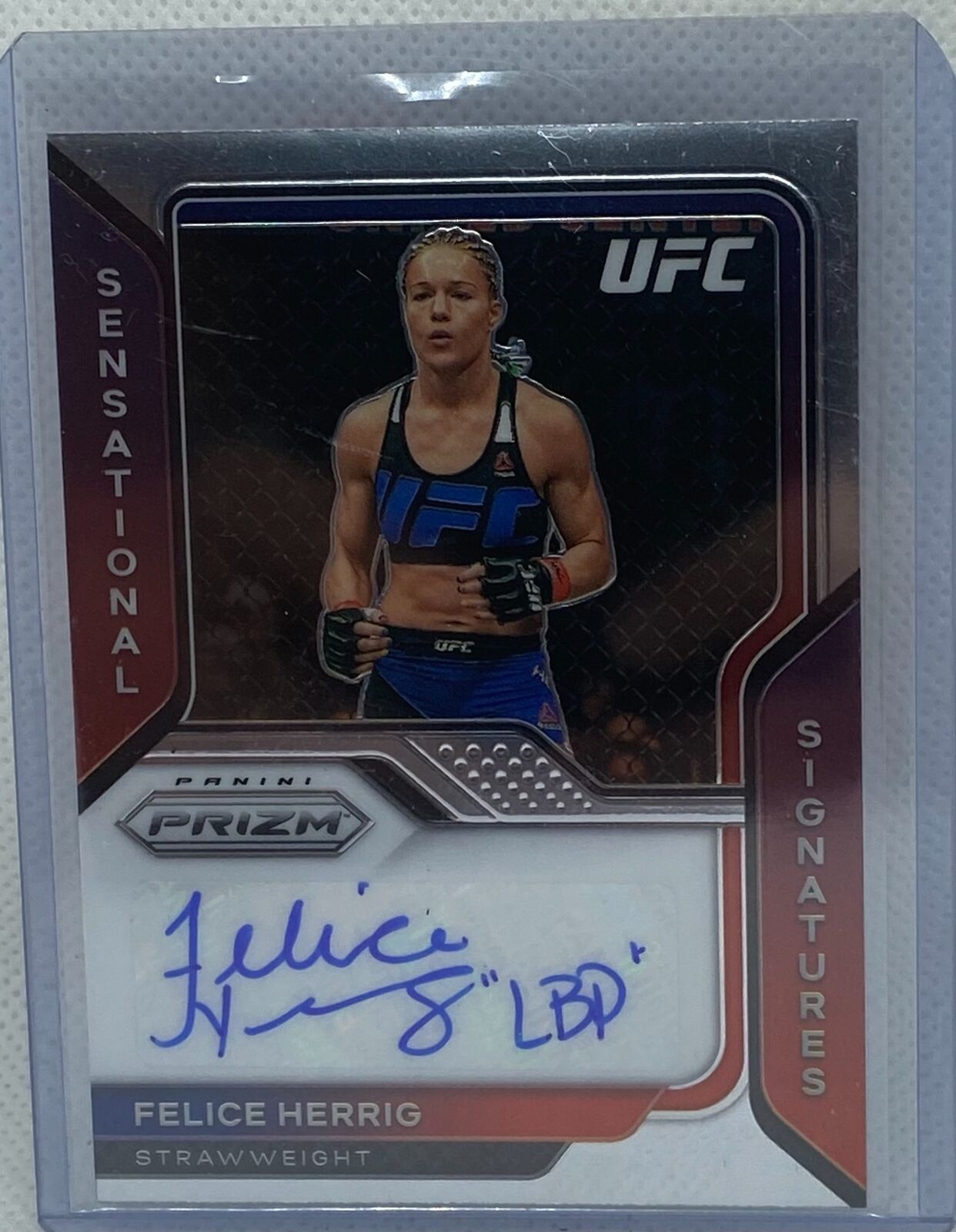 FELICE HERRIG 2021 PANINI PRIZM SENSATIONAL SIGNATURES AUTO #SS-FHG