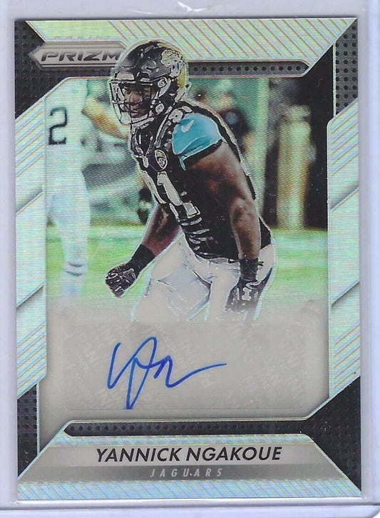 YANNICK NGAKOUE 2016 PANINI PRIZM SILVER PRIZM ROOKIE AUTO RC #RA-YNG