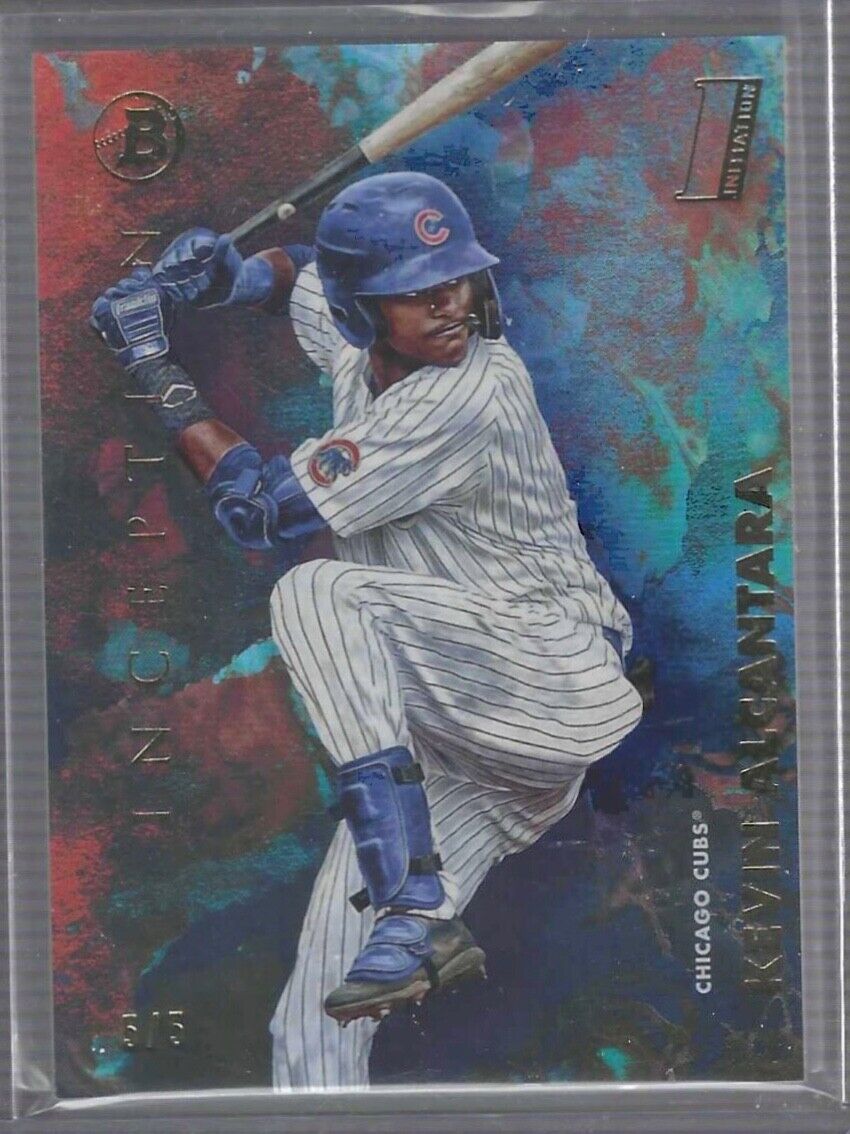 KEVIN ALCANTARA 2021 BOWMAN 1ST TOPPS INCEPTION GOLD FOIL PROSPECT #D 5/5