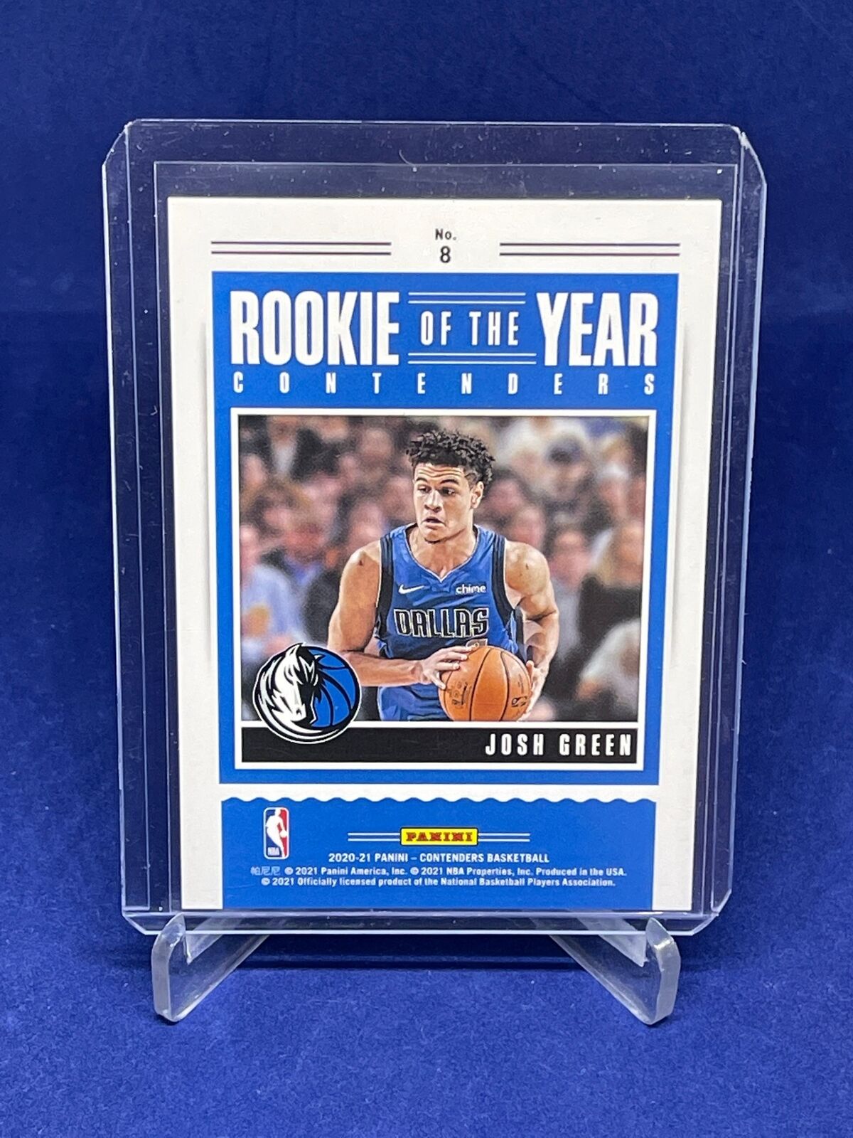 JOSH GREEN 2020-21 PANINI CONTENDERS ROY CONTENDERS CRACKED ICE RC #D 8/25