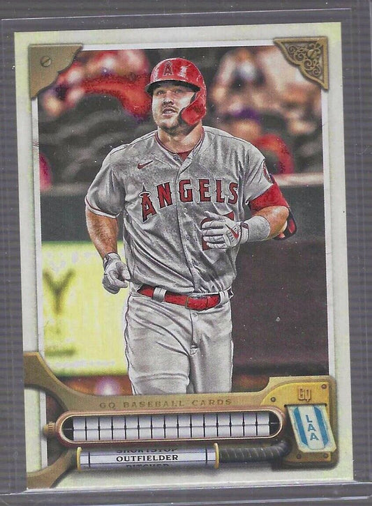 MIKE TROUT 2022 TOPPS GYPSY QUEEN NO NAME PLATE SSP #72