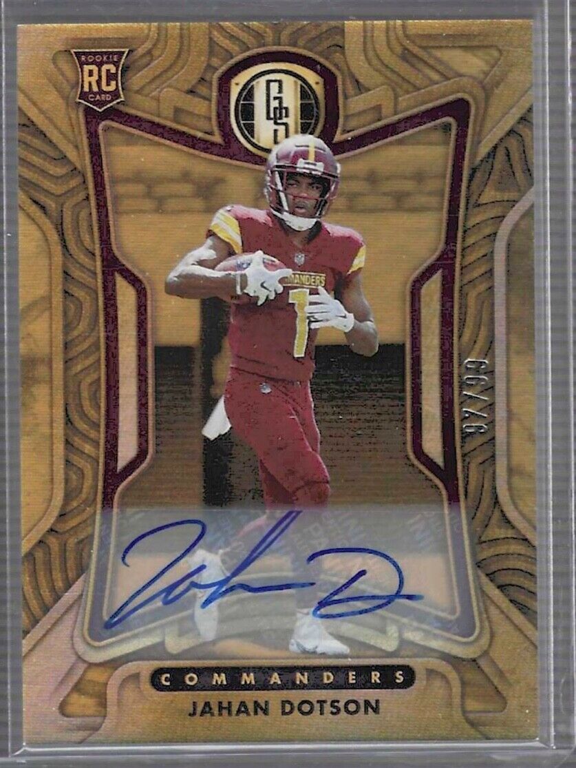 JAHAN DOTSON 2022 PANINI GOLD STANDARD ROOKIE AUTO RC #D 97/99