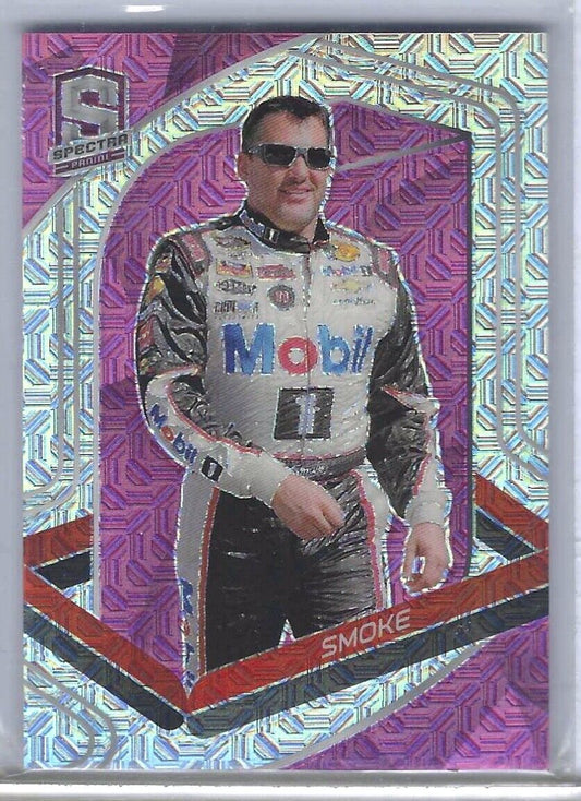 "SMOKE" TONY STEWART 2021 PANINI CHRONICLES SPECTRA PINK MOJO VARIATION #D 11/25