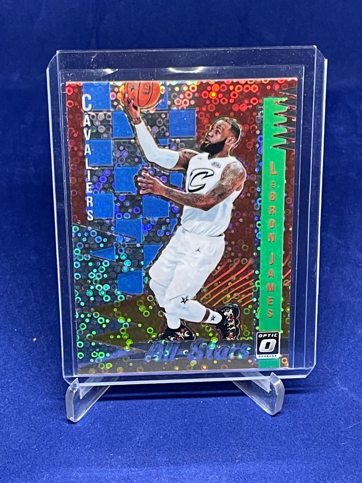 LEBRON JAMES 2018-19 PANINI DONRUSS OPTIC ALL STARS DISCO PRIZM FAST BREAK HOLO