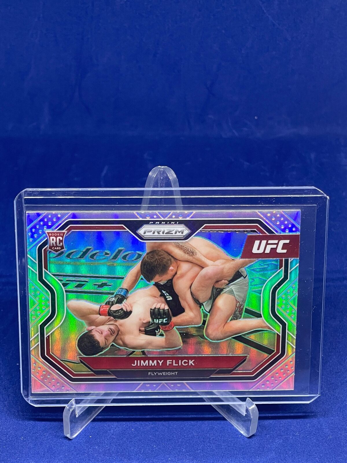 JIMMY FLICK 2021 PANINI PRIZM UFC SILVER PRIZM ROOKIE RC #182