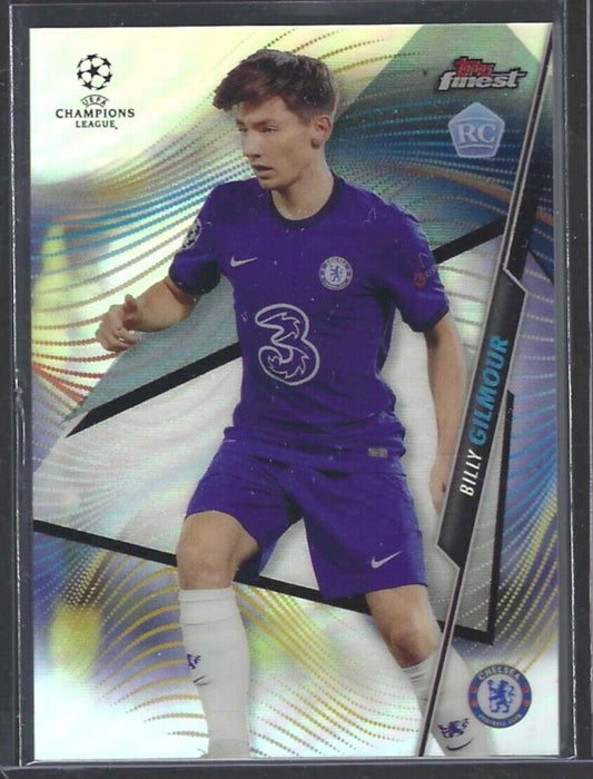 BILLY GILMOUR 2020-21 TOPPS FINEST SILVER REFRACTOR ROOKIE RC #20