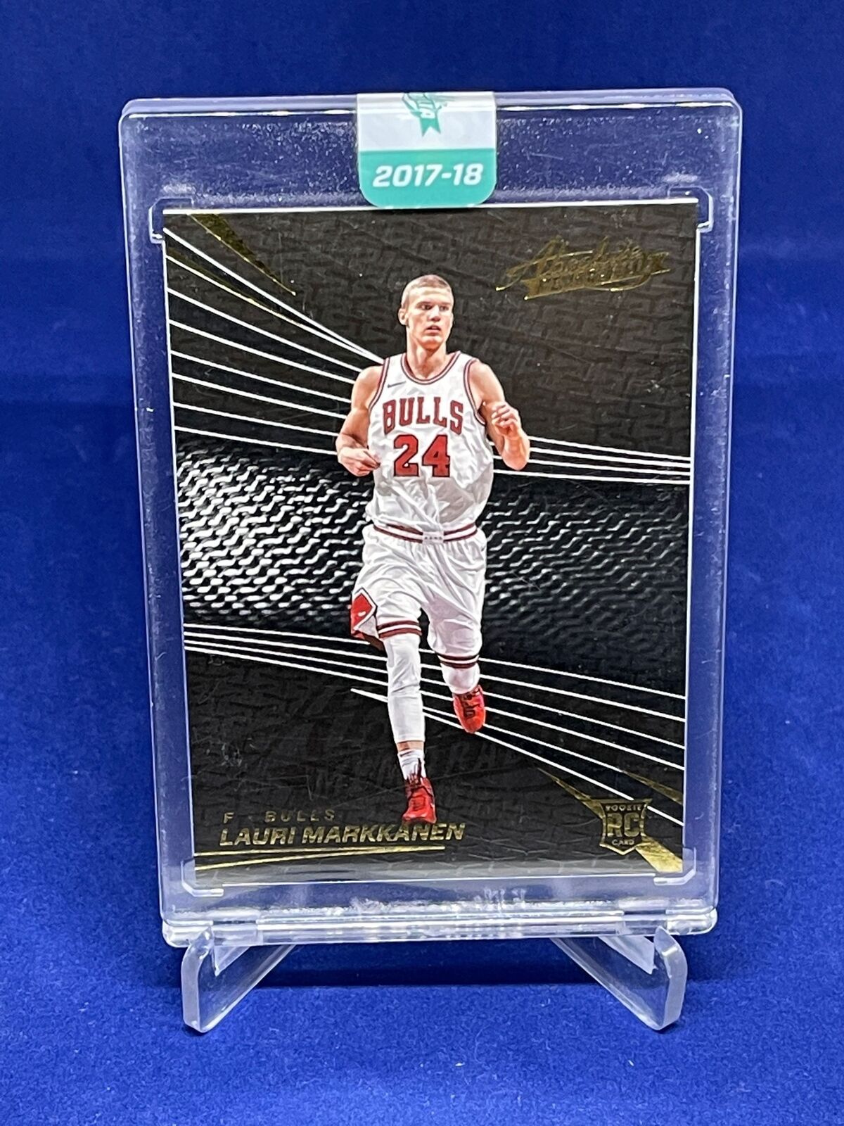 LAURI MARKKANEN 2017-18 PANINI ABSOLUTE ENCASED XRC ROOKIE RC #72