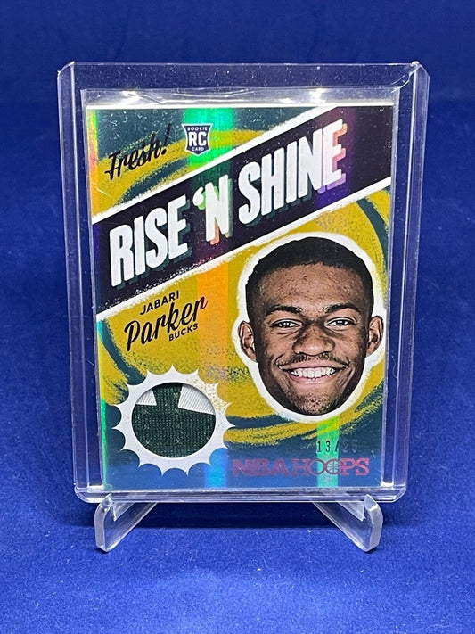 JABARI PARKER 2014-15 PANINI NBA HOOPS RISE N SHINE PATCH ROOKIE RC #D 13/25