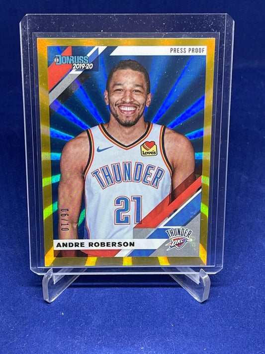 ANDRE ROBERSON 2019-20 PANINI DONRUSS PRESS PROOF GOLD #D 6/10