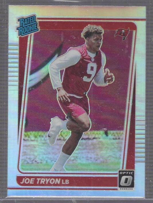 JOE TRYON 2021 PANINI DONRUSS OPTIC PREVIEW SILVER HOLO RATED ROOKIE RC #P-346