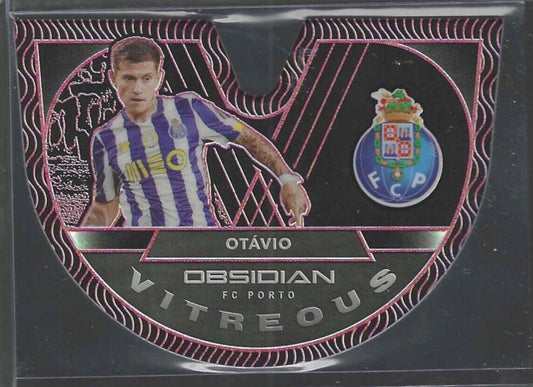 OTAVIO 2020-21 PANINI OBSIDIAN VITREOUS DIE CUT RED ETCH #D 4/5