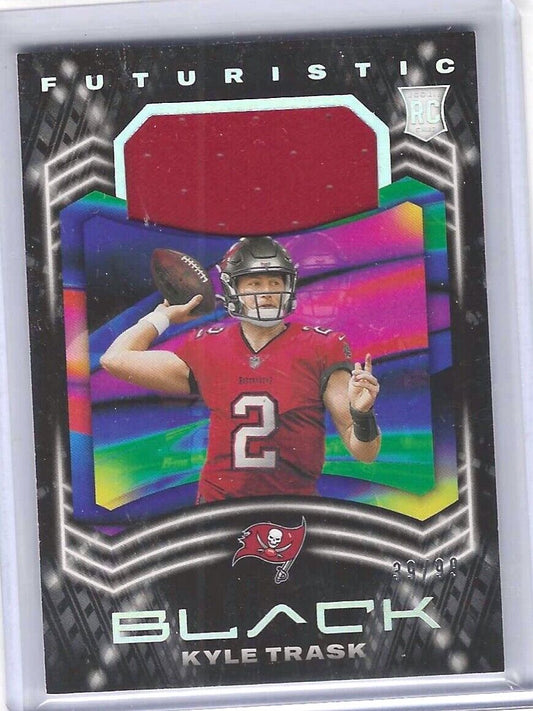 KYLE TRASK 2021 PANINI BLACK ROOKIE FUTURISTIC JERSEY RC #D 39/99