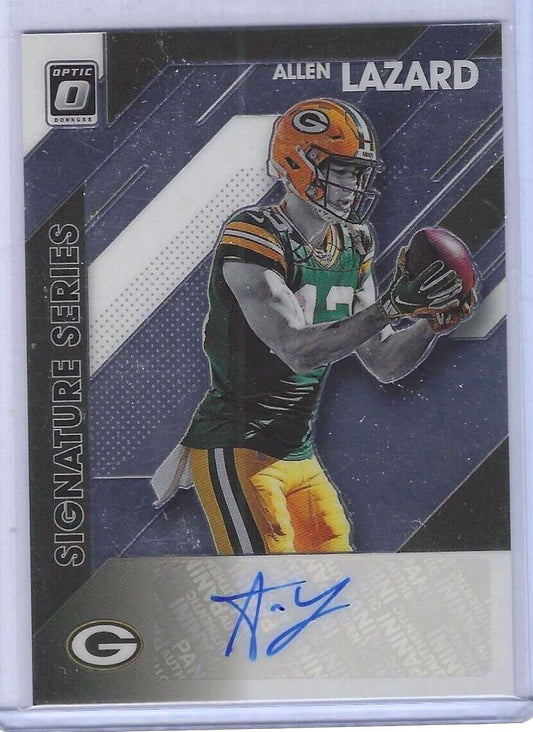 ALLEN LAZARD 2020 PANINI DONRUSS OPTIC SIGNATURE SERIES AUTO #SS-AL