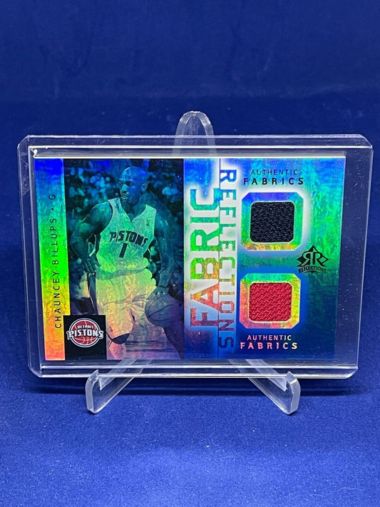 CHAUNCEY BILLUPS 2005-06 NBA REFLECTIONS FABRIC REFLECTIONS JERSEY BLUE #D 16/25