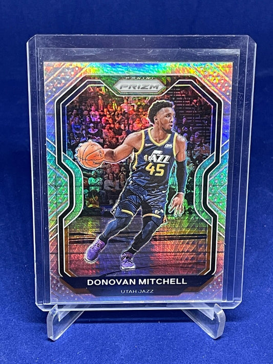 DONOVAN MITCHELL 2020-21 PANINI PRIZM HYPER PRIZM SP #67
