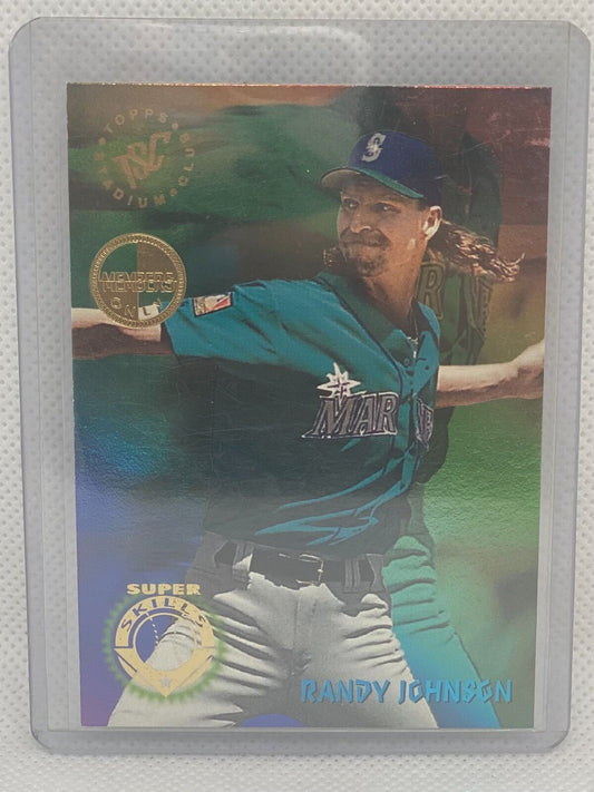 RANDY JOHNSON 1995 TOPPS STADIUM CLUB MEMBERS ONLY SUPER SKILLS #20