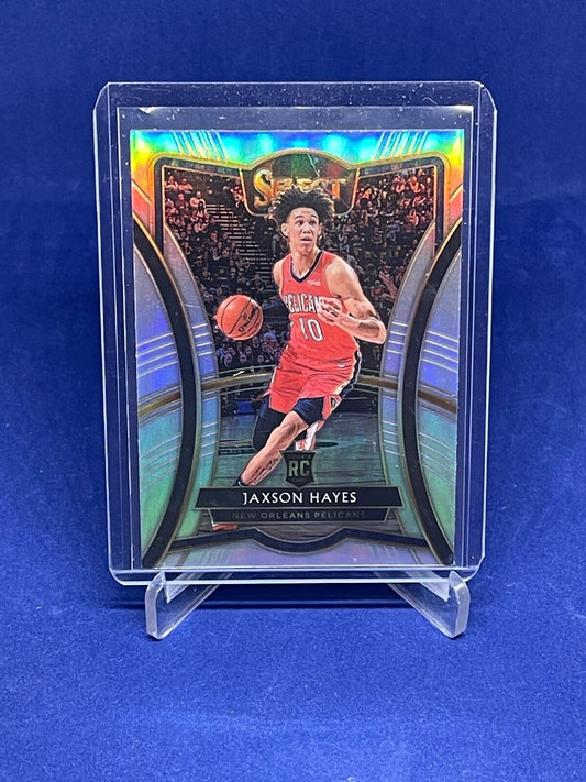 JAXSON HAYES 2019-20 PANINI SELECT PREMIER LEVEL SILVER PRIZM ROOKIE RC #170