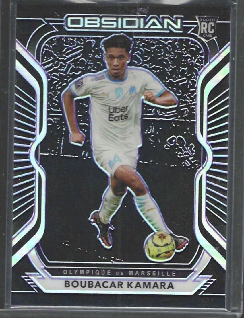 BOUBACAR KAMARA 2020-21 PANINI OBSIDIAN PURPLE ETCH ROOKIE RC #D 34/75