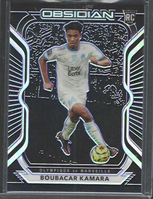 BOUBACAR KAMARA 2020-21 PANINI OBSIDIAN PURPLE ETCH ROOKIE RC #D 34/75