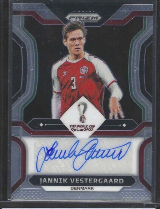 JANNIK VESTERGAARD 2021-22 PANINI PRIZM WORLD CUP AUTO #S-JVE