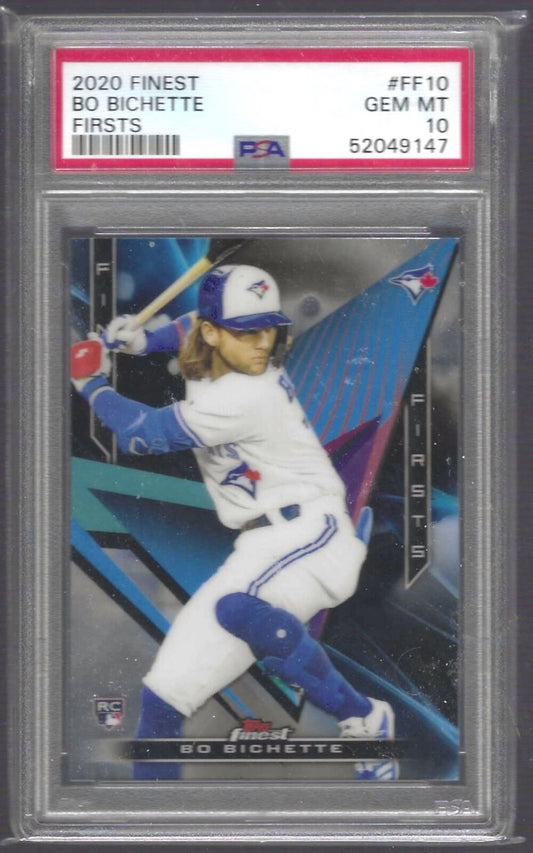 BO BICHETTE 2020 TOPPS FINEST FIRSTS INSERT ROOKIE RC PSA 10 GEM MINT
