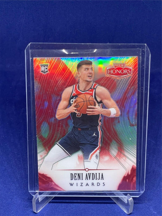 DENI AVDIJA 2020-21 PANINI CHRONICLES HONORS SILVER PRIZM ROOKIE RC #584