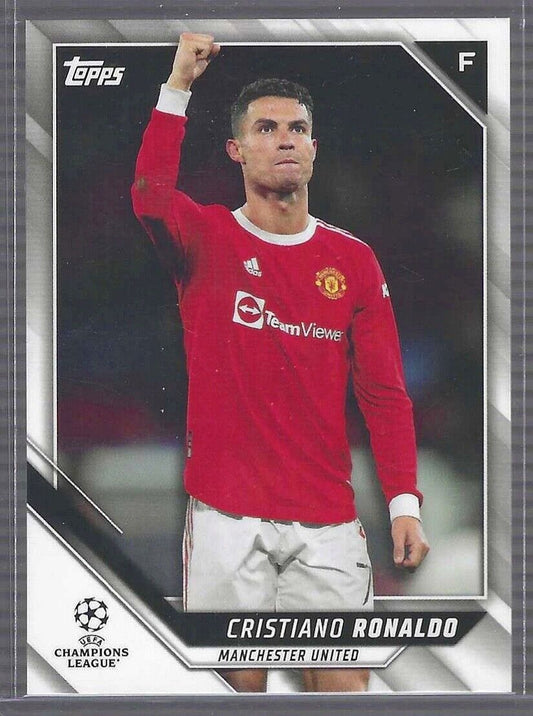 CRISTIANO RONALDO 2021-22 TOPPS SSP PHOTO VARIATION #100