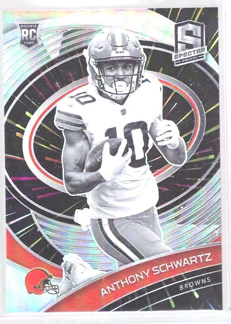 ANTHONY SCHWARTZ 2021 PANINI SPECTRA VARIATION SILVER PRIZM ROOKIE RC #D 66/75