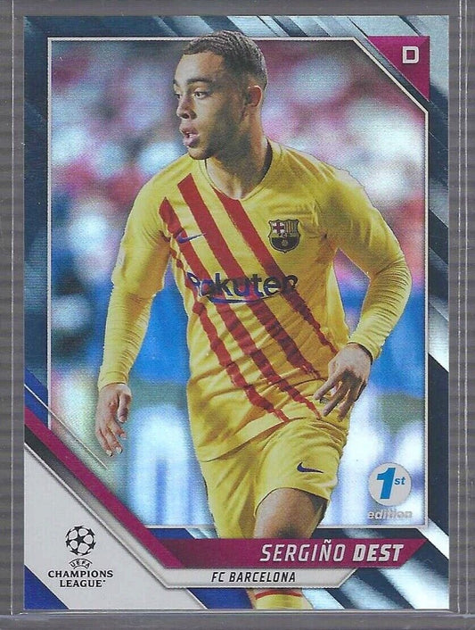 SERGINO DEST 2021-22 TOPPS 1ST EDITION BLACK FOIL #D 08/10