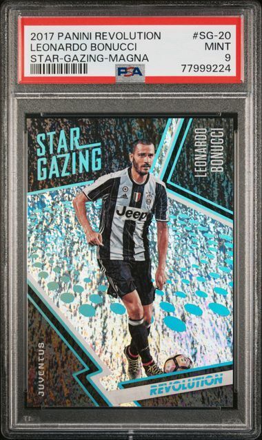 LEONARDO BONUCCI 2017-18 REVOLUTION STAR GAZING MAGNA 16/49 PSA 9 MINT POP 1/1