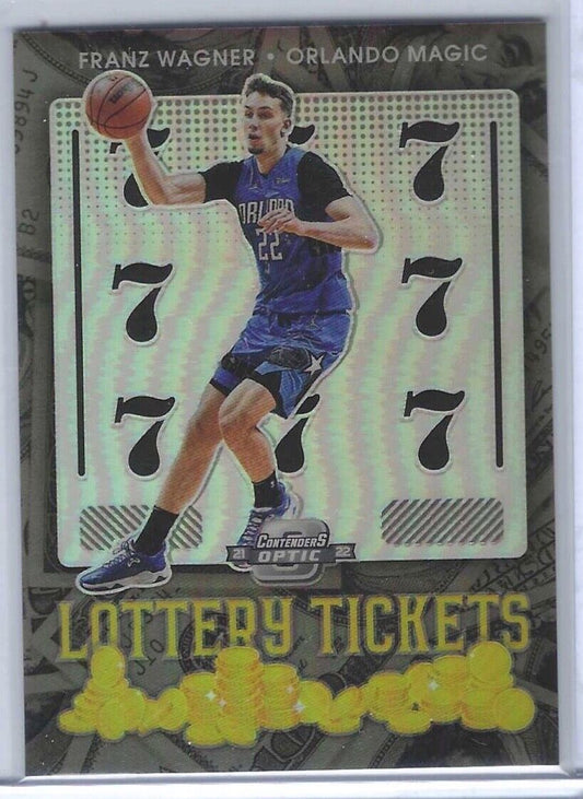 FRANZ WAGNER 2021-22 PANINI OPTIC CONTENDERS LOTTERY TICKETS HOLO ROOKIE RC #8