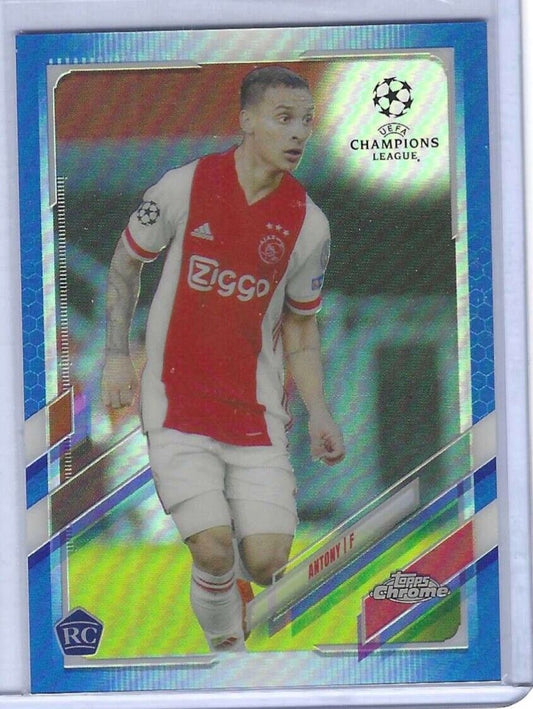ANTONY 2020-21 TOPPS CHROME BLUE REFRACTOR ROOKIE RC #D 065/150