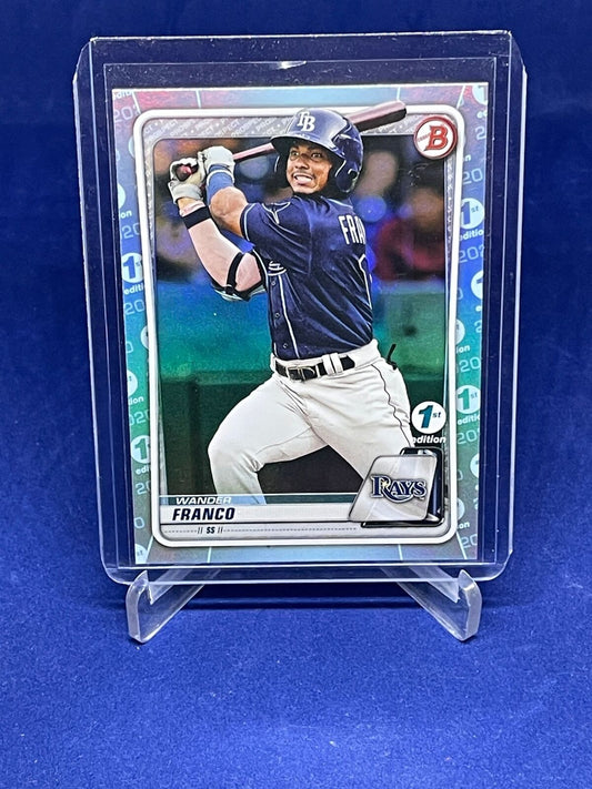 WANDER FRANCO 2020 BOWMAN 1ST EDITION SKY BLUE FOIL PROSPECT