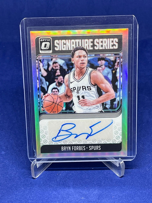 BRYN FORBES 2018-19 PANINI DONRUSS OPTIC SIGNATURE SERIES SILVER PRIZM AUTO