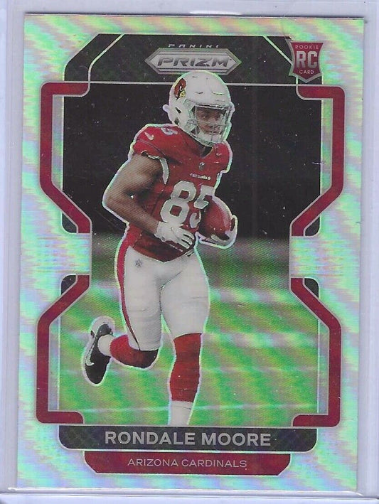 RONDALE MOORE 2021 PANINI PRIZM SILVER VARIATION PRIZM ROOKIE RC #V-347