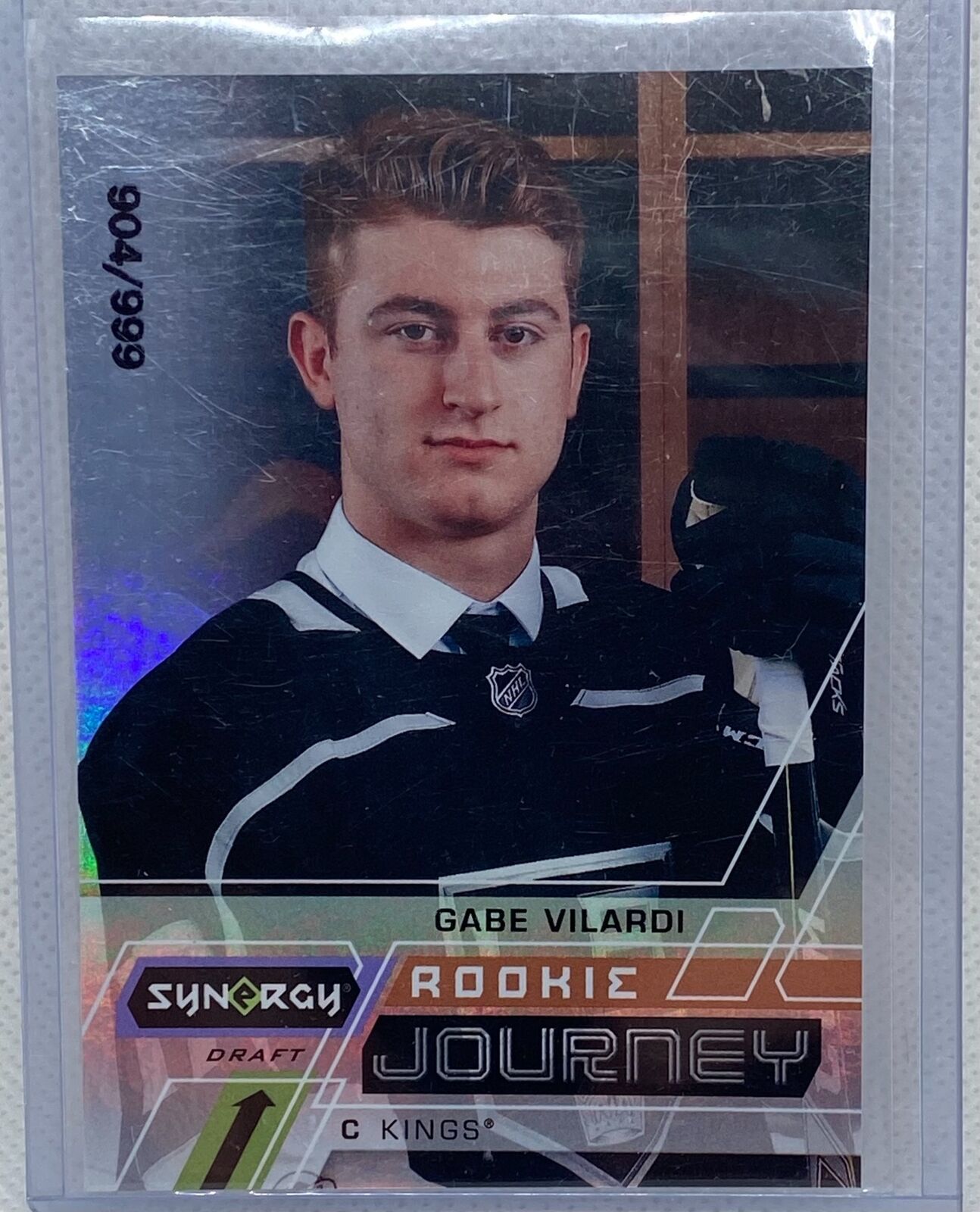 GABE VILARDI 2020-21 UPPER DECK SYNERGY DRAFT ROOKIE JOURNEY RC #D 904/999