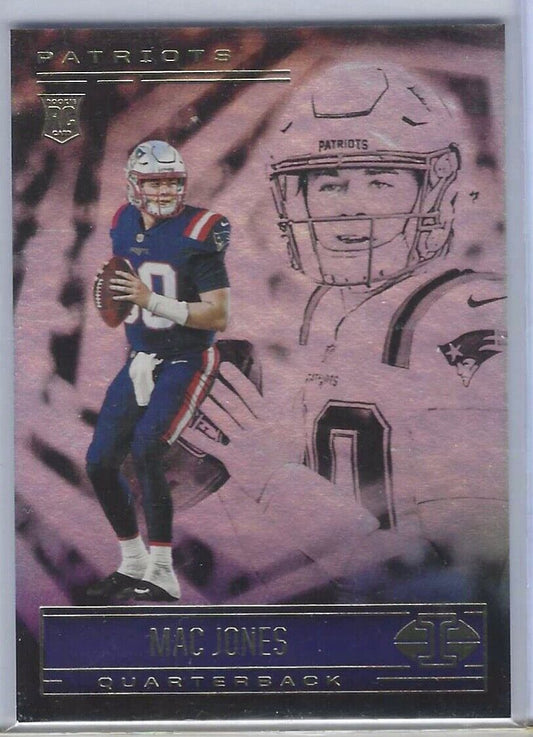 MAC JONES 2021 PANINI ILLUSIONS TRUE ROOKIE BASE RC #64