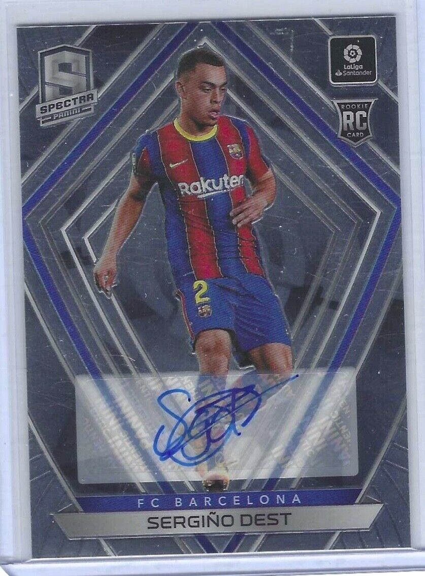 SERGINO DEST 2020-21 PANINI CHRONICLES SPECTRA LA LIGA ROOKIE AUTO RC #D 071/360