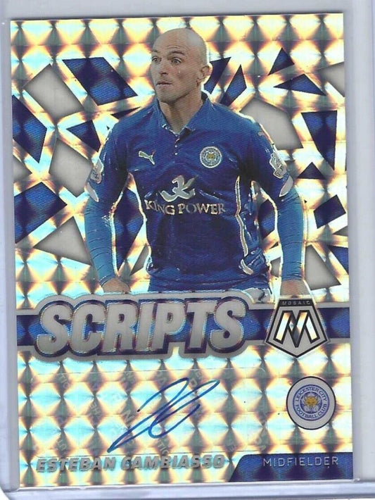 ESTEBAN CAMBIASSO 2021-22 PANINI MOSAIC SILVER PRIZM SCRIPTS AUTO #SM-ECB
