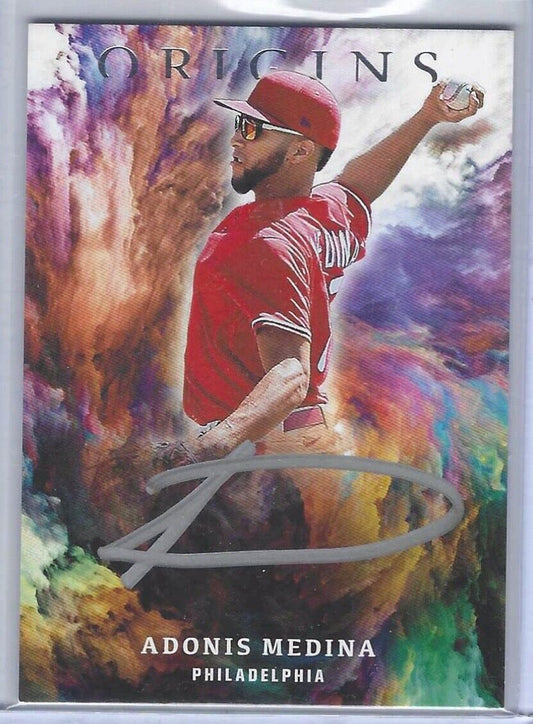 ADONIS MEDINA 2021 PANINI CHRONICLES ORIGINS ON CARD AUTO #OS-AM
