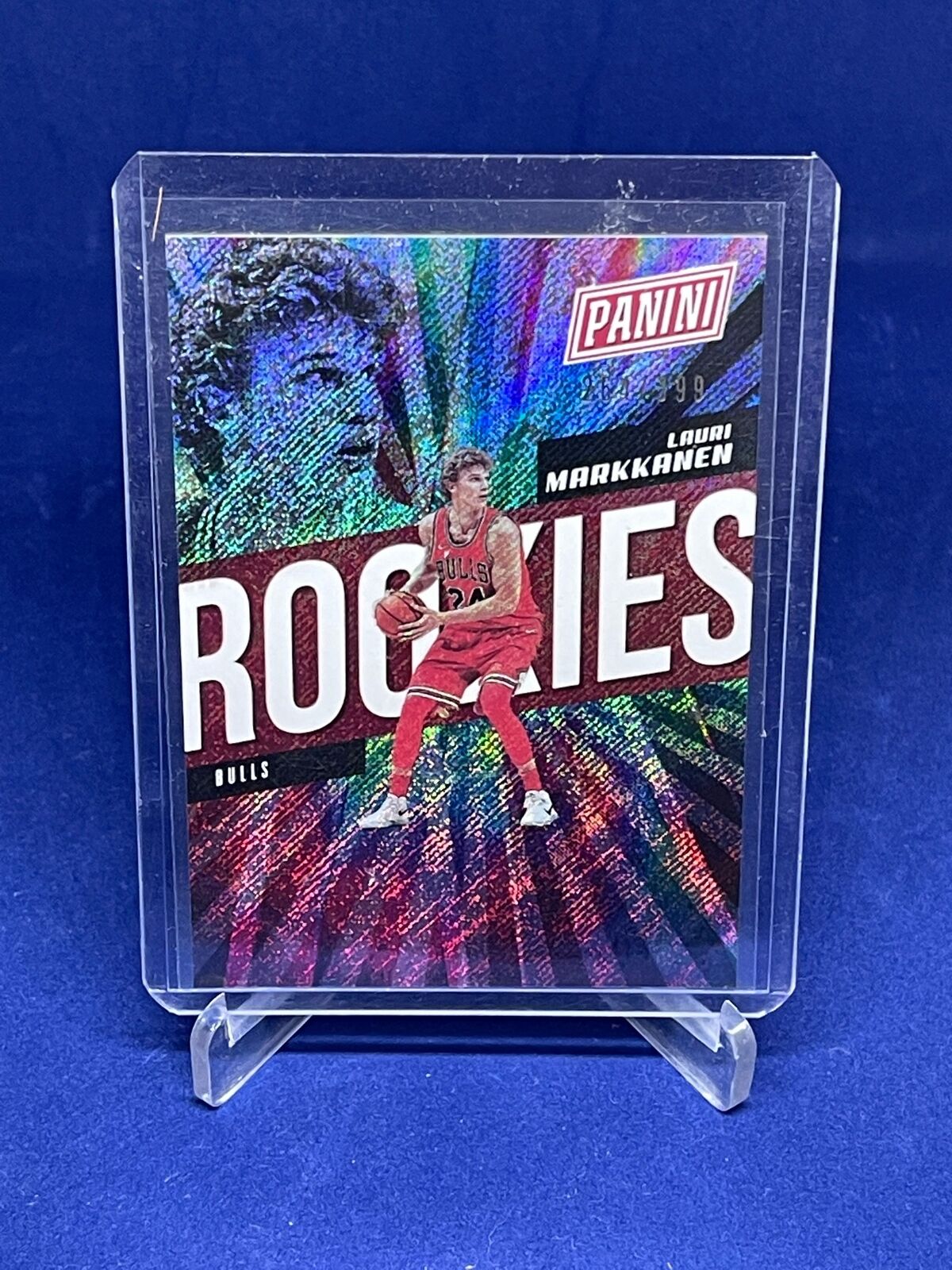 LAURI MARKKANEN 2018 PANINI THE NATIONAL ROOKIES RC #D 264/399