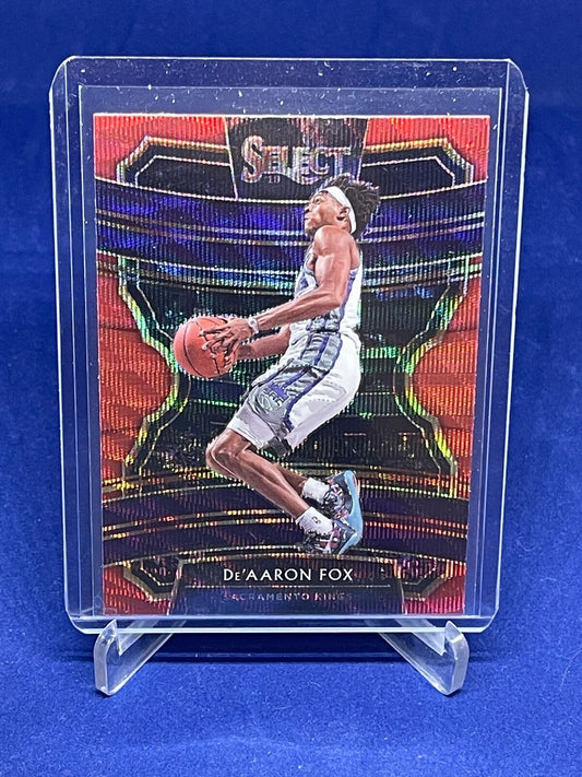DE'AARON FOX 2019-20 PANINI SELECT CONCOURSE RED WAVE TMALL PRIZM #20