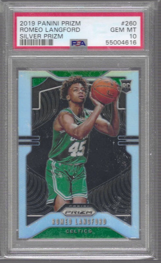 ROMEO LANGFORD 2019 PANINI PRIZM SILVER PRIZM RC PSA 10 GEM MINT