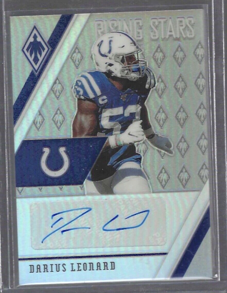 DARIUS LEONARD 2020 PANINI PHOENIX SILVER PRIZM RISING STARS AUTO #RS-DL