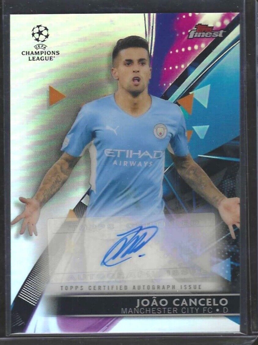 JOAO CANCELO 2021-22 TOPPS FINEST SILVER REFRACTOR AUTO #BA-JC