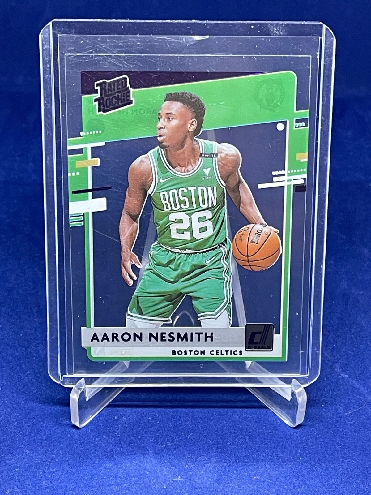 AARON NESMITH 2020-21 PANINI CLEARLY DONRUSS PURPLE RATED ROOKIE RC #65