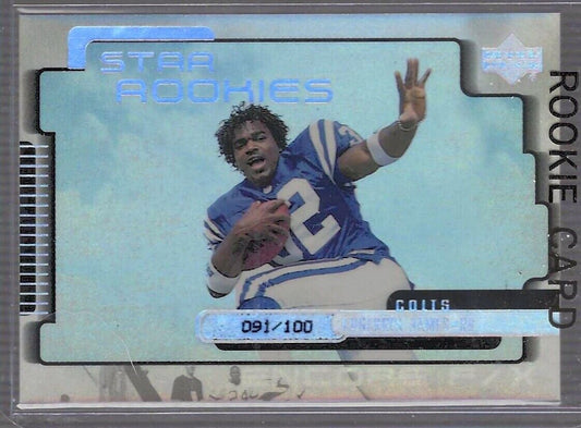EDGERRIN JAMES 1999 UPPER DECK STAR ROOKIE ENCORE F/X RC #D 091/100