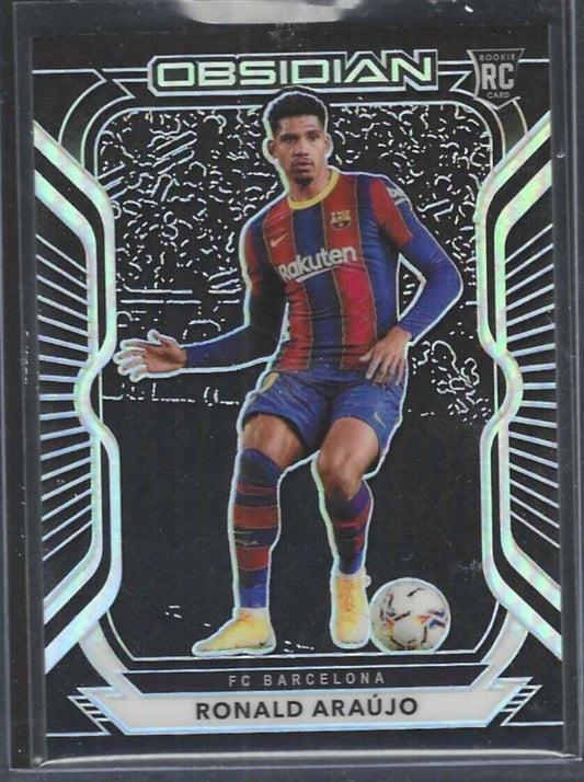 RONALD ARAUJO 2020-21 PANINI OBSIDIAN TRUE ROOKIE RC #D 073/195