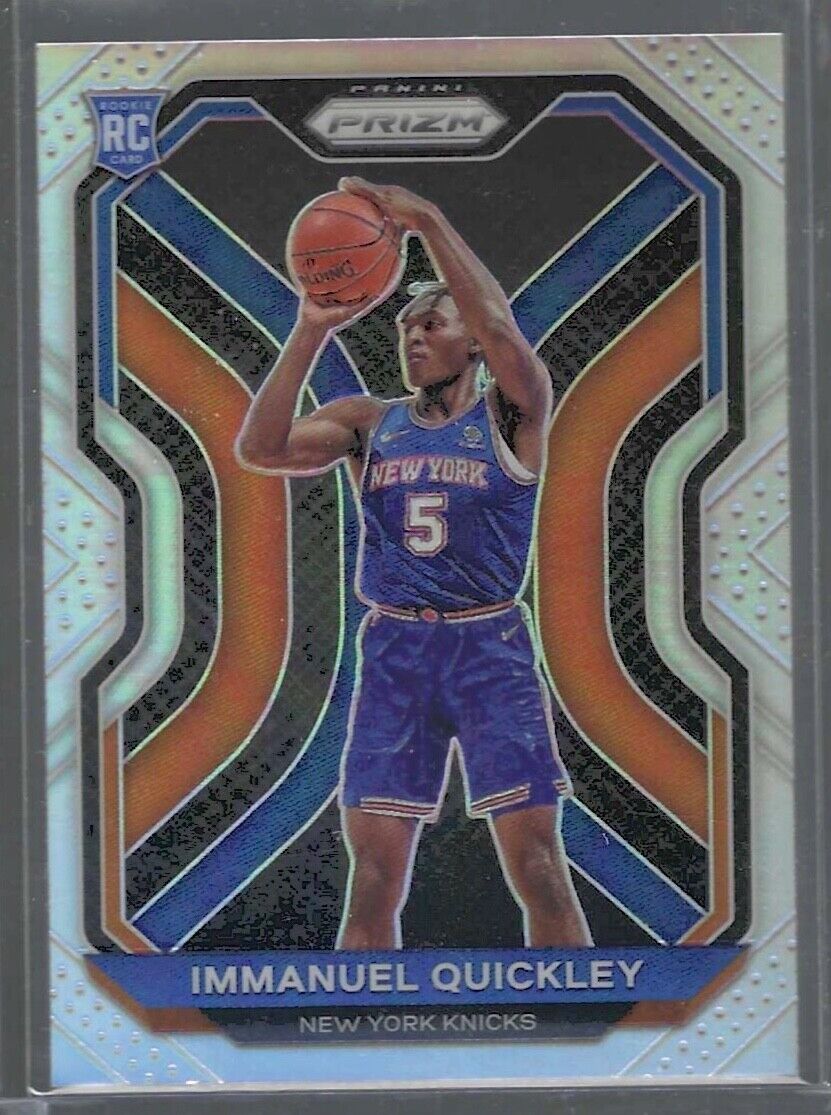 IMMANUEL QUICKLEY 2020-21 PANINI PRIZM SILVER PRIZMS ROOKIE RC #296
