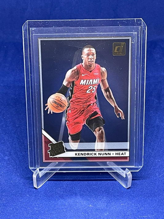 KENDRICK NUNN 2019-20 PANINI CLEARLY DONRUSS GOLD ROOKIE RC #96